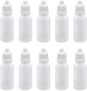 Botellas de Plástico Redondas y Exprimibles para Gotas Oftálmicas, de 5ml a 100ml, con Tapa a Prueba de Niños, Color Personalizado, Impresión Serigráfica - Product Image 1