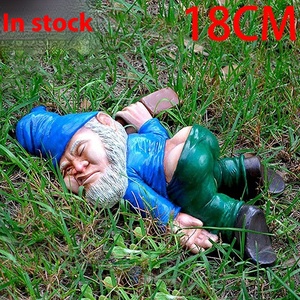 Mới Thân Thiện Với Môi Cross-Biên Giới Giáng Sinh Đồ Trang Trí Sân Vườn Nhựa Trang Trí Bức Tượng Spoof Say Dwarf Thiết Kế Nhựa Thủ Công Nghệ Thuật Chủ Đề - Product Image 2