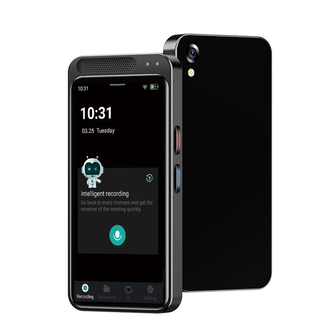 All-in-one Voice Recorder With Real-time AI Language Translator Device 134 Online 15 Offline Simultaneous Language Translation