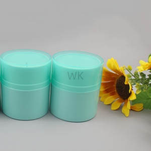 Nouvel arrivage : Pots cosmétiques vides personnalisables en plastique PP violet 50g, rotatifs, de luxe, pour crème démaquillante, avec couvercles - Product Image 4
