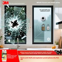 Film anti-effraction et anti-explosion 3M pour la maison, résistant aux chocs et aux typhons, retarde la brise des vitres, protection de toute la maison