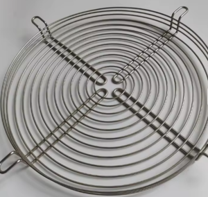 Grille de protection en fil soudé noir - Maille de protection pour ventilateur industriel, système CVC et sécurité des équipements - Product Image 3
