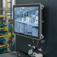 Panel PC industri dengan 12.1 \ "-21.5 \" IP65 tahan air layar sentuh kapasitif I7 atau I5 CPU desain tanpa kipas tersedia