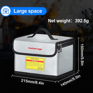 Sac de protection pour batterie Lipo, ignifuge et anti-explosion, grande capacité, pochette de sécurité pour le stockage et la charge - Product Image 3