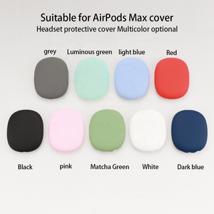 Funda de Silicona para <span class=keywords><strong>Auriculares</strong></span> <span class=keywords><strong>Apple</strong></span> <span class=keywords><strong>Airpods</strong></span> <span class=keywords><strong>Max</strong></span>, Cubierta de Silicona Suave para <span class=keywords><strong>Auriculares</strong></span> <span class=keywords><strong>Apple</strong></span> <span class=keywords><strong>Airpods</strong></span> <span class=keywords><strong>Max</strong></span>, Juego de Tres Piezas - Product Image 5