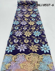 Nouveau style de tissu en dentelle africaine, voile <span class=keywords><strong>suisse</strong></span> 100 % coton, dentelle <span class=keywords><strong>suisse</strong></span> en voile en <span class=keywords><strong>Suisse</strong></span> 2026, matière pour vêtements en dentelle sèche - Product Image 6