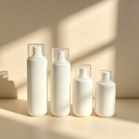 Flacon pulvérisateur vide sans air en plastique blanc, conteneur cosmétique détachable pour emballage de brume faciale, tonique et sérum