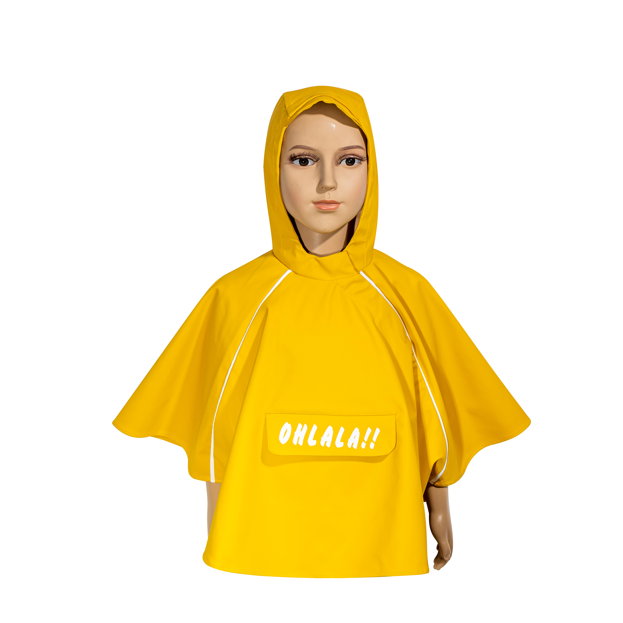 High Quality PU Leather New Design PU Leather Fabric for Making Children Rainwear