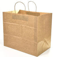Bolsa de Papel para Llevar Comida, Resistente a la Grasa y al Aceite, de Grado Alimenticio, Segura para Llevar Comida, Ideal para Eventos Corporativos y Servicios de Comida Rápida