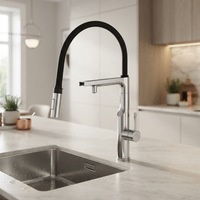 Robinet de cuisine intelligent 3-en-1 amélioré avec filtre et eau chaude instantanée, double sortie, capteur extractible, pour la maison (OEM)