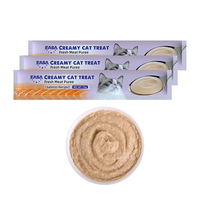 Snack Biologici per Gatti ad Alto Contenuto Proteico Senza Cereali, con Carne Fresca, Salmone Cremoso, Vitamine, Minerali e Sapore Vegetale, a Ingredienti Limitati e Puri