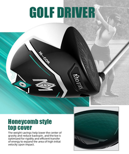 MO EYES Ensemble complet de 12 têtes de club de <span class=keywords><strong>golf</strong></span> en titane à angle réglable, haute résilience, pour droitier, avec option de logo personnalisé - Product Image 3