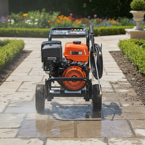 Limpiadora a Gas <span class=keywords><strong>de</strong></span> 3800 psi/262 bar, <span class=keywords><strong>Motor</strong></span> Robusto <span class=keywords><strong>de</strong></span> 14 HP Refrigerado por Aire Forzado para Limpieza Industrial <span class=keywords><strong>de</strong></span> Pisos <span class=keywords><strong>y</strong></span> Sanitización <span class=keywords><strong>de</strong></span> Almacenes - Product Image 2