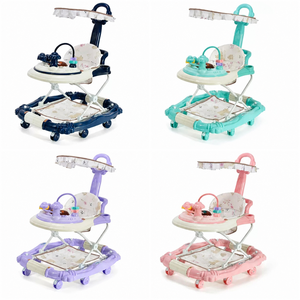 Porteur bébé 3-en-1 réglable en hauteur, trotteur, cheval à bascule, anti-retournement pour enfants - Vente en gros - Product Image 3