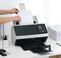 Escáner Plano de Alta Velocidad Fujitsu Fi-8170 A4, Resolución CIS de 600x600 dpi, Alimentación Continua de Documentos de Oficina a Color, Dúplex Automático