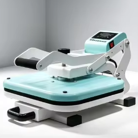 4 Memory Settings Heat Press Machine 38x38 cm Store Time and Temperature <strong>Presets</strong> for Efficient Batch T Shirt Printing - Product Image 3
