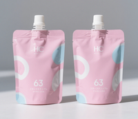 Pochette de pulvérisation portable en plastique PE personnalisée pour liquides et aliments pour l'emballage alimentaire