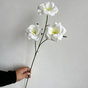 Tres <span class=keywords><strong>gardenias</strong></span> artificiales son adecuadas <span class=keywords><strong>para</strong></span> bodas, techos, techos altos y guías de caminos arreglos florales y decoración suave - Product Image 5