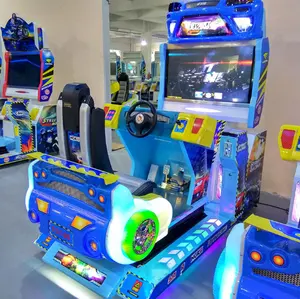 42 Inch Scherm Arcade Coin Operated Games 3D Post Apocalyptische Mayhem Racing Simulator Games