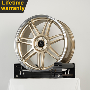 Giả mạo bánh xe 17-26 inch chải vàng với đánh bóng môi Vành hợp kim nhẹ cho BMW M3 <span class=keywords><strong>gr</strong></span> Supra Lexus là hiệu suất xe ô tô - Product Image 1