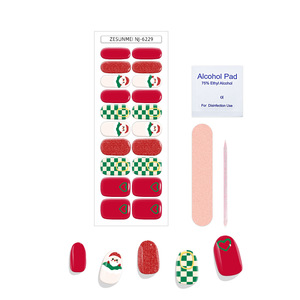 Tiras de Gel UV Semi-Curado 3D para Uñas en Caja, Estilo Salón, Adhesivos de Belleza para Uñas, Manicura Duradera, Adhesivos de Gel para Uñas DIY - Product Image 4