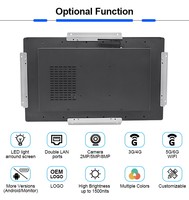 I3 i5 i7 i9 marco abierto 23 24 27 32 pulgadas pantalla IPS integrada PC pantalla táctil LCD todo en una computadora