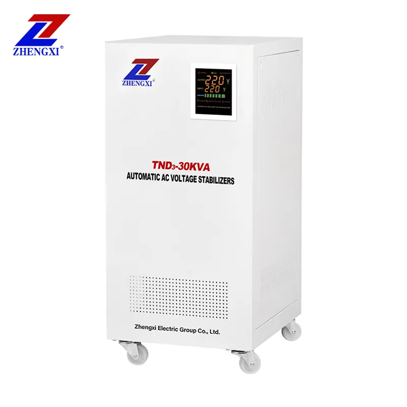 TND3-30KVA ổn áp một pha 30000W 30Kw 40kw Điện áp đầu vào 90V đến 260V Ổn áp