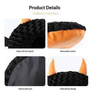 בית חם לחתולים וכלבים קטנים לחורף, עשוי בד, סגור ובטוח לשימוש פנימי, מתאים גם לחתולי ליל כל הקדושים. - Product Image 3