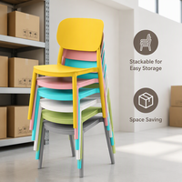 Échantillon Gratuit - Chaise d'Enfant Empilable en Plastique PP pour Fêtes et Jardins - Vente en Gros Usine - Chaise de Repas en Plastique pour Banquets d'Enfants