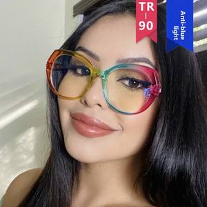 <span class=keywords><strong>Lentes</strong></span> Planas Poligonales Irregulares TR5013, TR90 Anti-luz Azul, Montura de Gafas de Aro Completo, Estilo Punk <span class=keywords><strong>para</strong></span> <span class=keywords><strong>Mujer</strong></span>, Aspecto Natural, Novedad <span class=keywords><strong>2022</strong></span> - Product Image 1