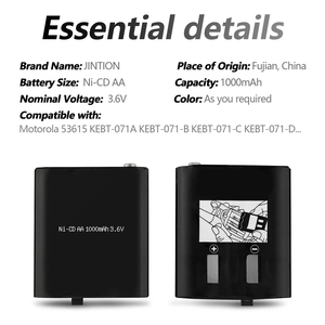 3.6V 1000mah nicd <span class=keywords><strong>AAA</strong></span> nicd Batterie Nickel Cadmium Batterien (nicd) Für Talk about 53615 KEBT-071A KEBT-071-B KEBT-071-C KEBT-071D
