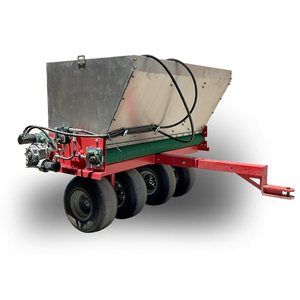 Máquina de nivelación de alta eficiencia para campos de fútbol y campos de golf con distribución uniforme de arena y control de dispersión variable. - Product Image 5