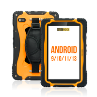 T70EX Tablet PC Android Tangguh 7-Inci IP67, Pembaca Kartu NFC, Pemindai Barcode, Tahan Sinar Matahari, Octa Core Industrial, Laris Terjual