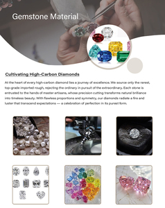 Orecchini a Gancio di Lusso con Lacrime d'Angelo, Moissanite Super Grande da 10 <span class=keywords><strong>Carati</strong></span> Colore D, Argento Sterling <span class=keywords><strong>925</strong></span> Placcato <span class=keywords><strong>Oro</strong></span> 18K, Taglio Brillante - Product Image 5