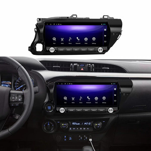 Reproductor Multimedia Android 12 de 12.3 Pulgadas con Carplay, GPS, Navegación y Radio para Toyota Hilux 2015-2021 (Volante a la Izquierda y Derecha) - Product Image 1