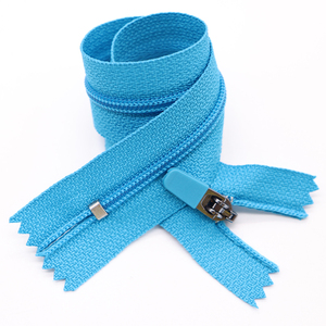 ساحبة قفل شبه أوتوماتيكية لولبية بولو سحاب نايلون للسراويل قريبة النهاية مصنع نايلون جيب - Product Image 4