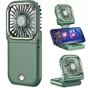 Ventilateur portable rechargeable 3000 mAh pliable à suspendre au cou, ventilateur de refroidissement portatif - Product Image 1