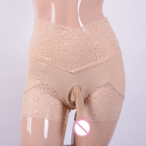 Culotte creuse en dentelle de soie avec ensemble Jj doux Sexy Teen <span class=keywords><strong>Gay</strong></span> hommes sous-vêtements en coton Shorts élastique couleur unie confortable thermique Boxe - Product Image 2