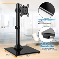 Support de moniteur MG pour écran d'ordinateur, support d'ordinateur, support de studio pour moniteur et haut-parleur