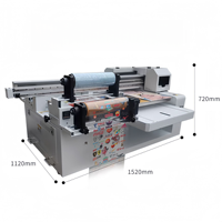 Impresora UV Eizoulyn Todo en Uno Universal para Personas Mayores, Superventas, con Alimentación Automática de Película, Cabezal Doble, Digital, Plana y de Rollo a Rollo