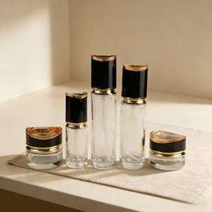 Flacons de soin de la peau de luxe vides en verre de 30, 40g, 50, <span class=keywords><strong>100</strong></span>, 120ml – Ensemble de pots à crème et flacons de lotion pour le visage - Product Image 6