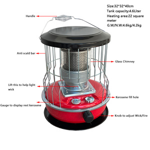 <span class=keywords><strong>Poêle</strong></span> <span class=keywords><strong>à</strong></span> kérosène fonctionnel de bureau, argenté, coupe-vent, pour intérieur et extérieur, avec pièces détachées <span class=keywords><strong>à</strong></span> vendre - Product Image 2