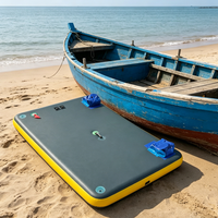 Plateforme flottante gonflable bien conçue pour les fêtes en mer et les rassemblements à la piscine