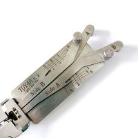 Herramienta Avanzada Lishi 3 en 1 para Abrir y Decodificar Cerraduras, Toy48 2 en 1, Hu46, Hu49, Hu56, Hu58, para Cerrajeros