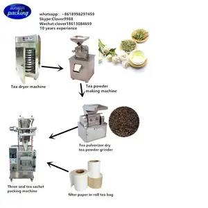 Red Raspberry Leaves China products Pu'er Tea leaf dryer machine automatic Pu'er Tea processing machine