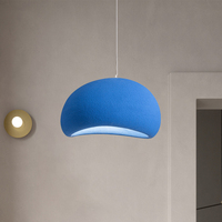 Lampe de restaurant Wabi Sabi de style japonais Lampe suspendue à LED pour bar de famille Lustre suspendu en ciment nordique