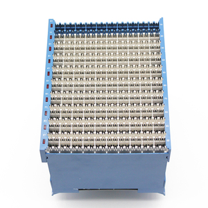 MDF 19 인치 케이블 측 주 분배 프레임 50 쌍 100 쌍 200 쌍 전화 터미널 블록 - Product Image 1