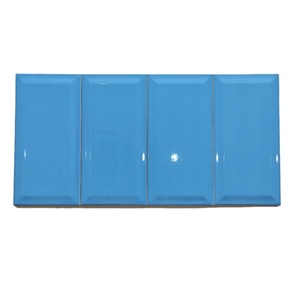 Azulejos de Cerámica Rústicos Modernos de 10x20cm con Textura de Parqué Blanco Brillante/Mate <span class=keywords><strong>para</strong></span> Pisos y Paredes Interiores de Baños - Product Image 2