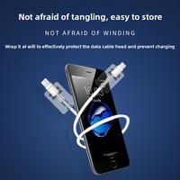 Protection de câble de données pour iPhone avec support Deca Core CDMA, résistante aux chutes