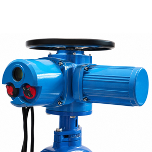 Vanne motorisée à tige dissimulée, à fermeture hermétique et à bulle de retenue, télécommandée, pour la distribution d'eau et le traitement des eaux. - Product Image 4